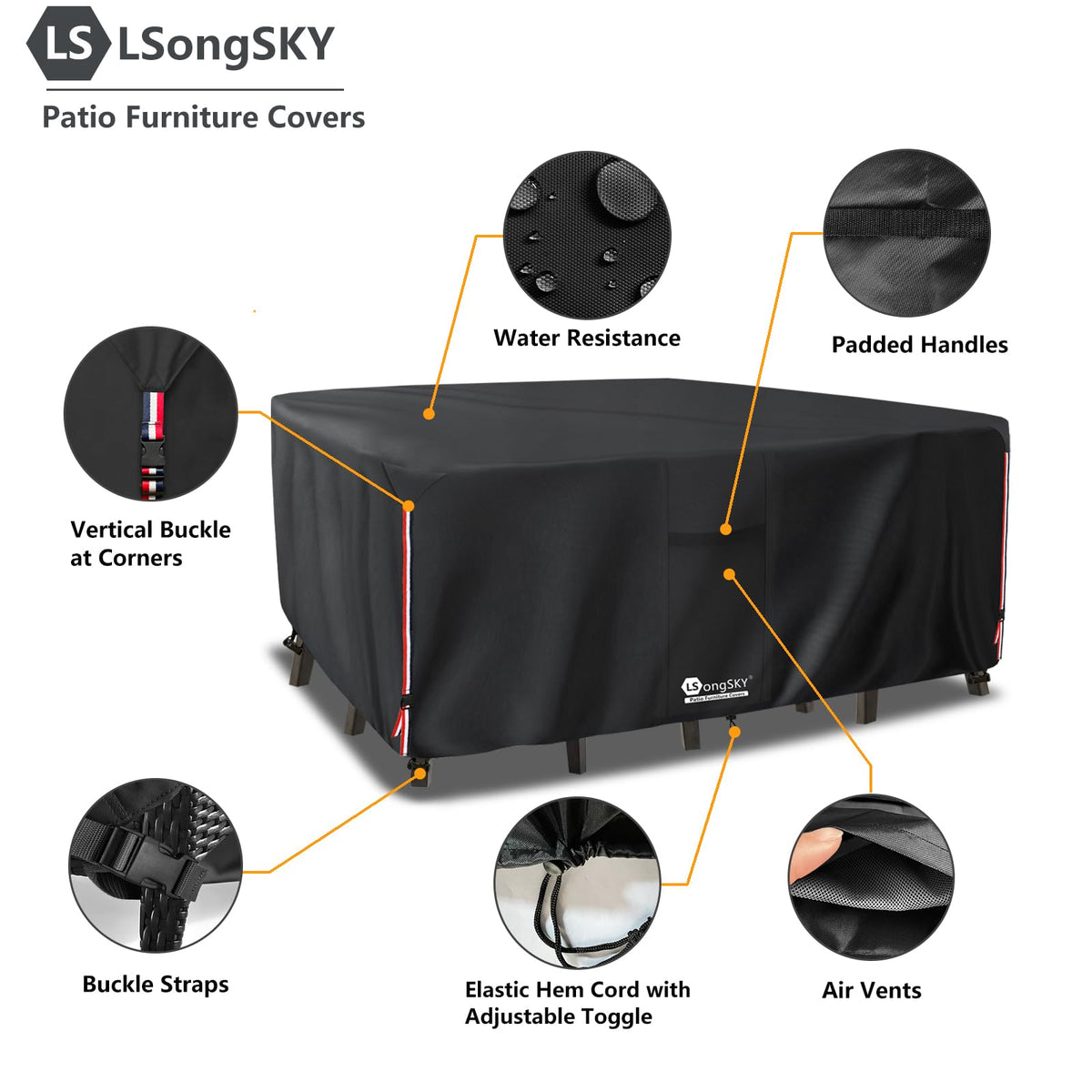 LSongSKY straps anchor chairs during gusty conditions