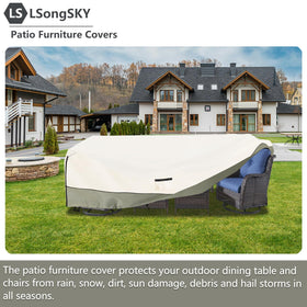 LSongSKY waterproof 600D fabric guards against rain, snow, and debris