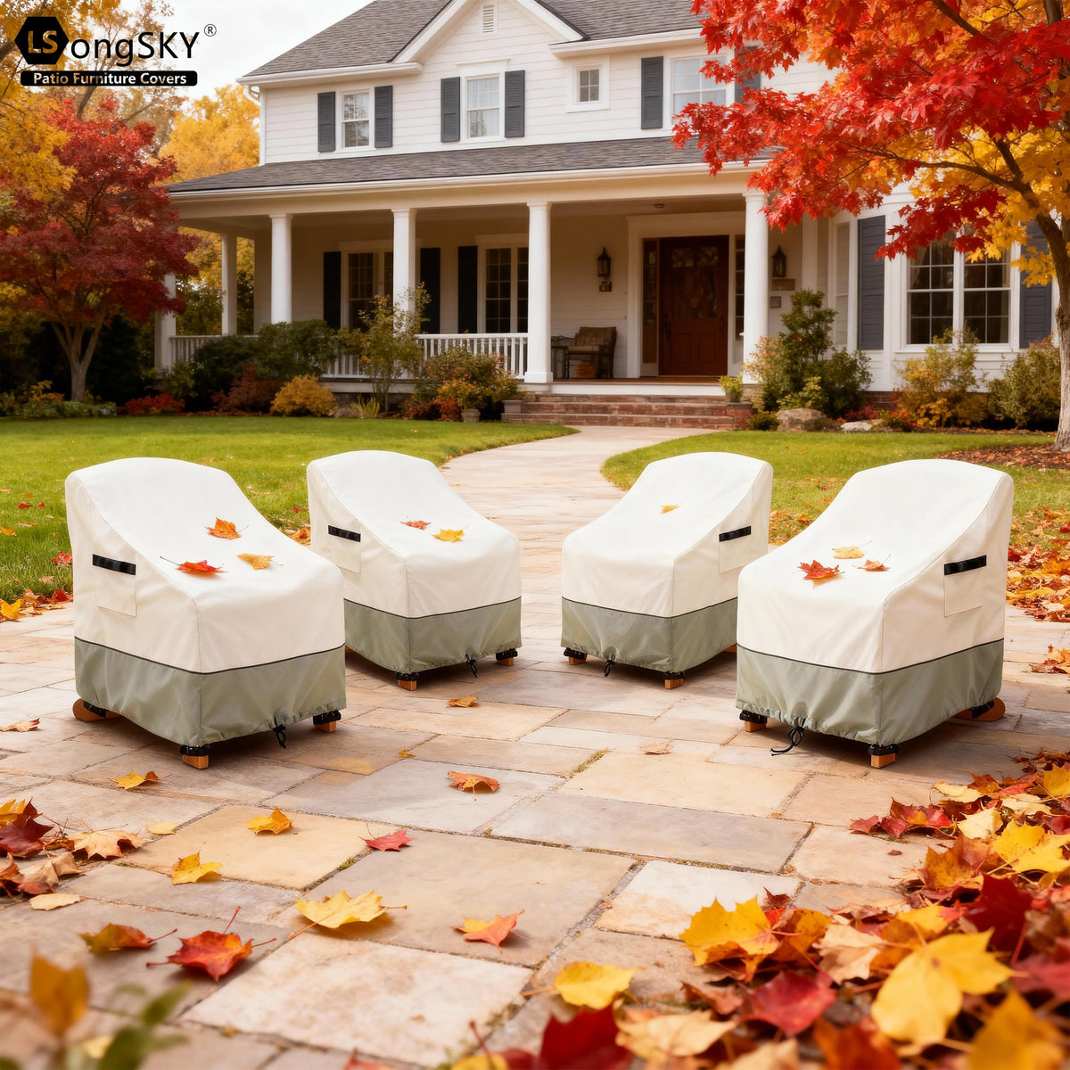 LSongSKY heavy-duty Oxford fabric ensures durable protection.