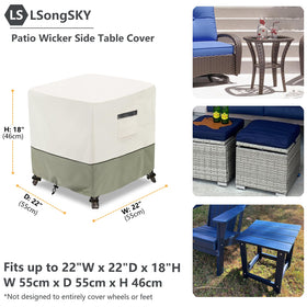 LSongSKY waterproof Oxford fabric texture demonstrating rain protection for outdoor furniture