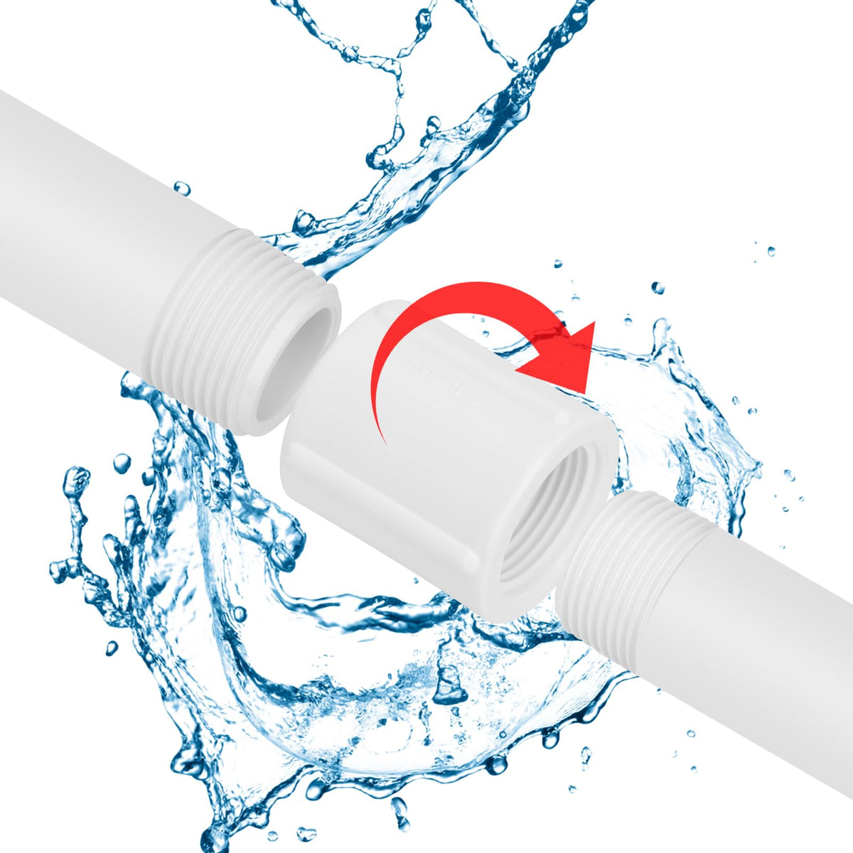LSWTEIZ durable PVC coupling designed for long service life in outdoor setups