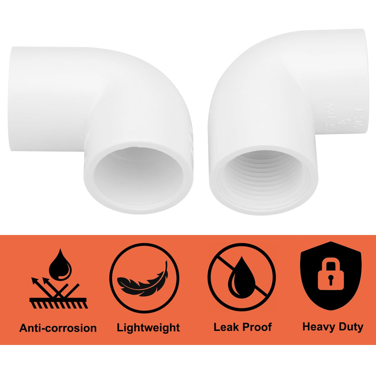 Lswteiz irrigation elbow fittings for durable water lines