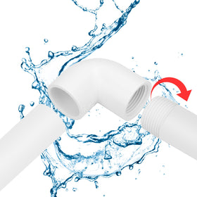 LSWTEIZ flame-retardant PVC elbow for safer indoor installations.