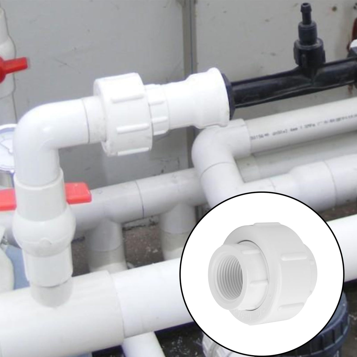 Schedule 40 compatible Lswteiz PVC fittings for cold water lines
