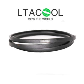 LTACOOL belt on a trimmer demonstrates compact design for smooth cutting.