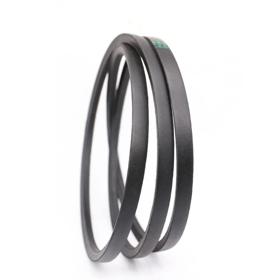 LTACOOL wheeled trimmer drive belt 38x44 close-up highlights durable construction.