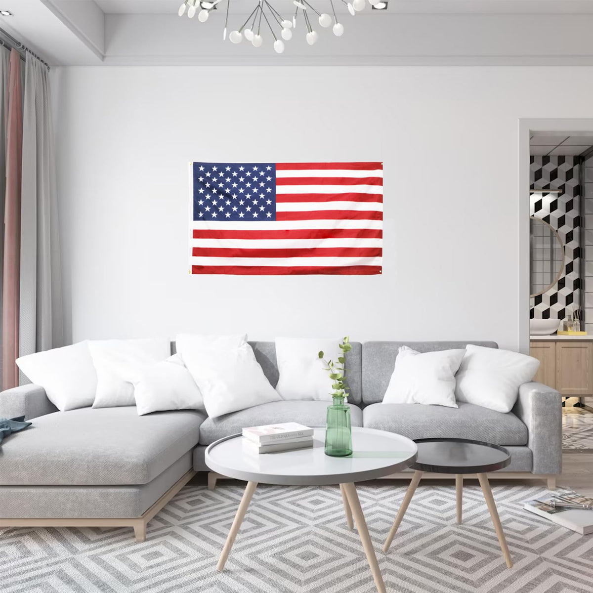 Ideal bedroom or dorm room decor with bold colors from LTLDS.