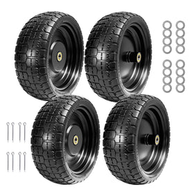 LTNICER 13in flat-free tire on Gorilla Cart for smooth rolling