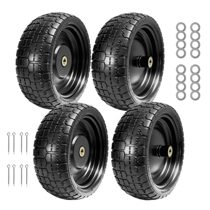 LTNICER 13in flat-free tire on Gorilla Cart for smooth rolling
