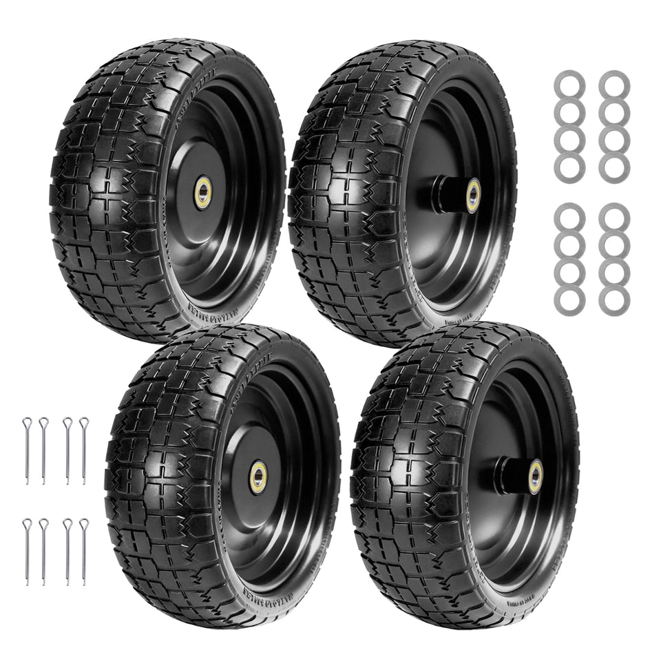 LTNICER 13in flat-free tire on Gorilla Cart for smooth rolling