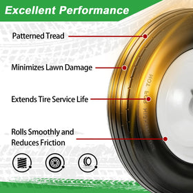 LTNICER 3-inch centered hub supports quick, stable installation.