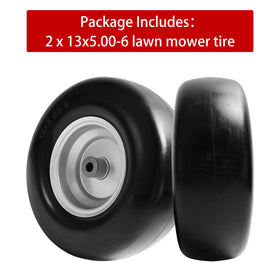 LTNICER grass-friendly tire design helps protect lawns during mowing.