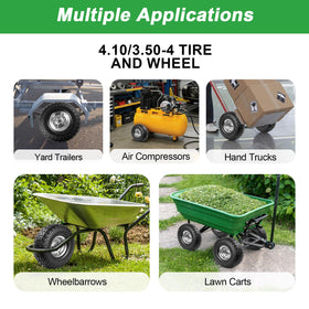 LTNICER package with tires, washers, and cotter pins ready for quick install.