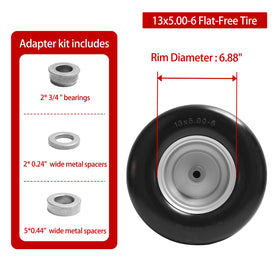 LTNICER precision bearing set 3-4-inch included for smoother rotation.
