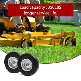 LTNICER two-pack tire-wheel assembly for quick mower replacements.