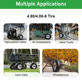 LTNICER compatible with wheelbarrows, lawn carts, and wagons