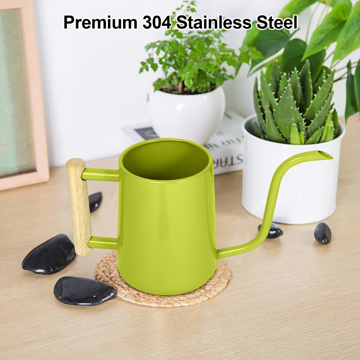 LTSUMI long-spout watering can delivers precise water to tight plant spaces.