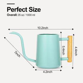 LTSUMI long-spout design delivers water precisely with minimal spills