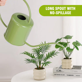LTSUMI silicone nozzle included provides gentle watering for seedlings.