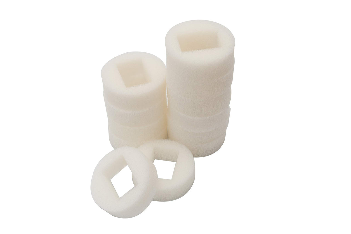 LTWHOME Drinkwell 360 plastic pre-filter closeup shows foam that protects the pump.