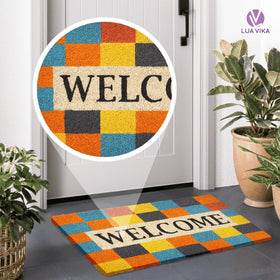 LUA VIKA coir outdoor mat made from natural coir fibers