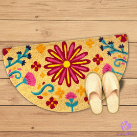 LUA VIKA coir mat anti-slip backing protects floors and prevents slips.