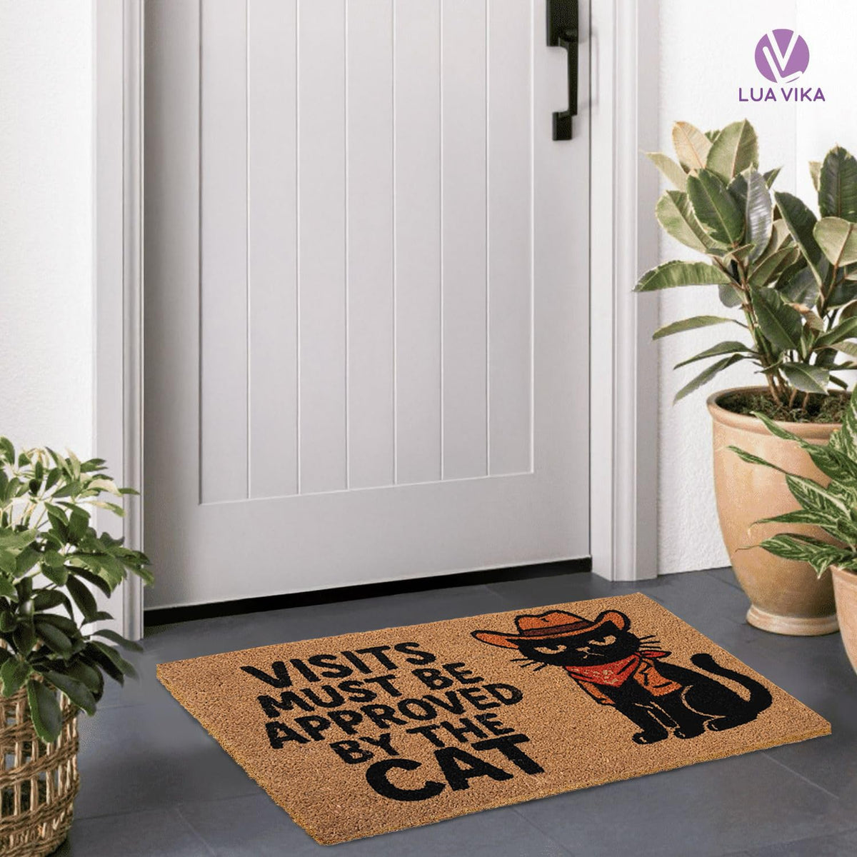 LUA VIKA coir doormat durable front door mat for everyday entry