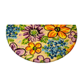Lua Vika exterior-friendly doormat protects floors in entryways.
