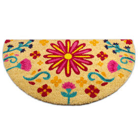 LUA VIKA flowery entry mat ideal for indoors and outdoors.