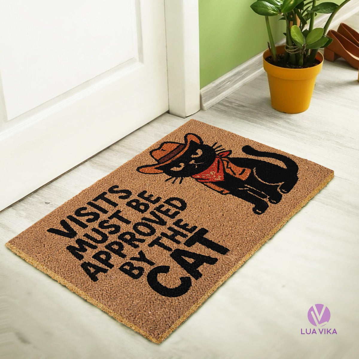 LUA VIKA coir doormat suitable for indoor-outdoor use