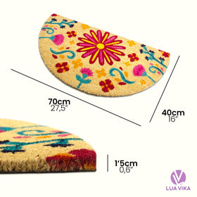 LUA VIKA non-slip backing helps prevent slips at entryways.