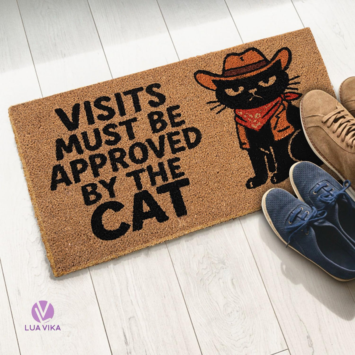 LUA VIKA coir doormat stain-resistant natural fiber
