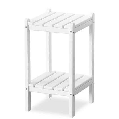 LUBITTE outdoor side table with tabletop design for convenient entertaining on a patio