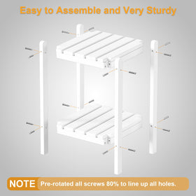 LUBITTE outdoor side table is weather-resistant, resisting rain and sun