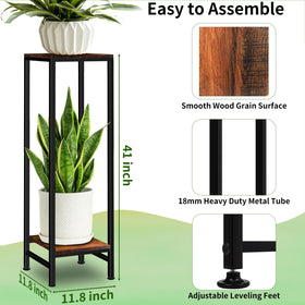 LUBORN heavy-duty metal frame with easy assembly and stability.
