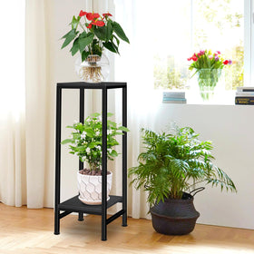 LUBORN 31inch height plant stand elevates plants toward sunlight