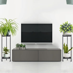 Luborn plant stand indoors corner setup enhancing living room decor