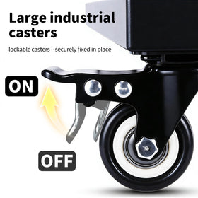 LUBORN robust metal tubing dolly with rust-proof frame for indoor and outdoor use.