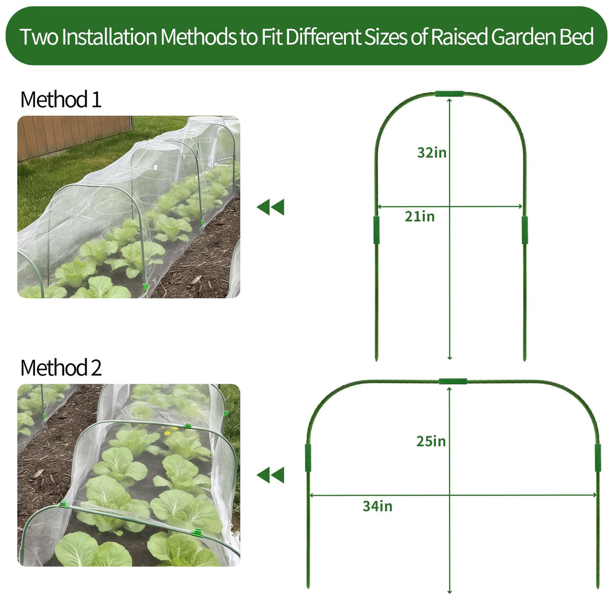 LUBORN see-through netting lets you monitor plants while keeping pests out.