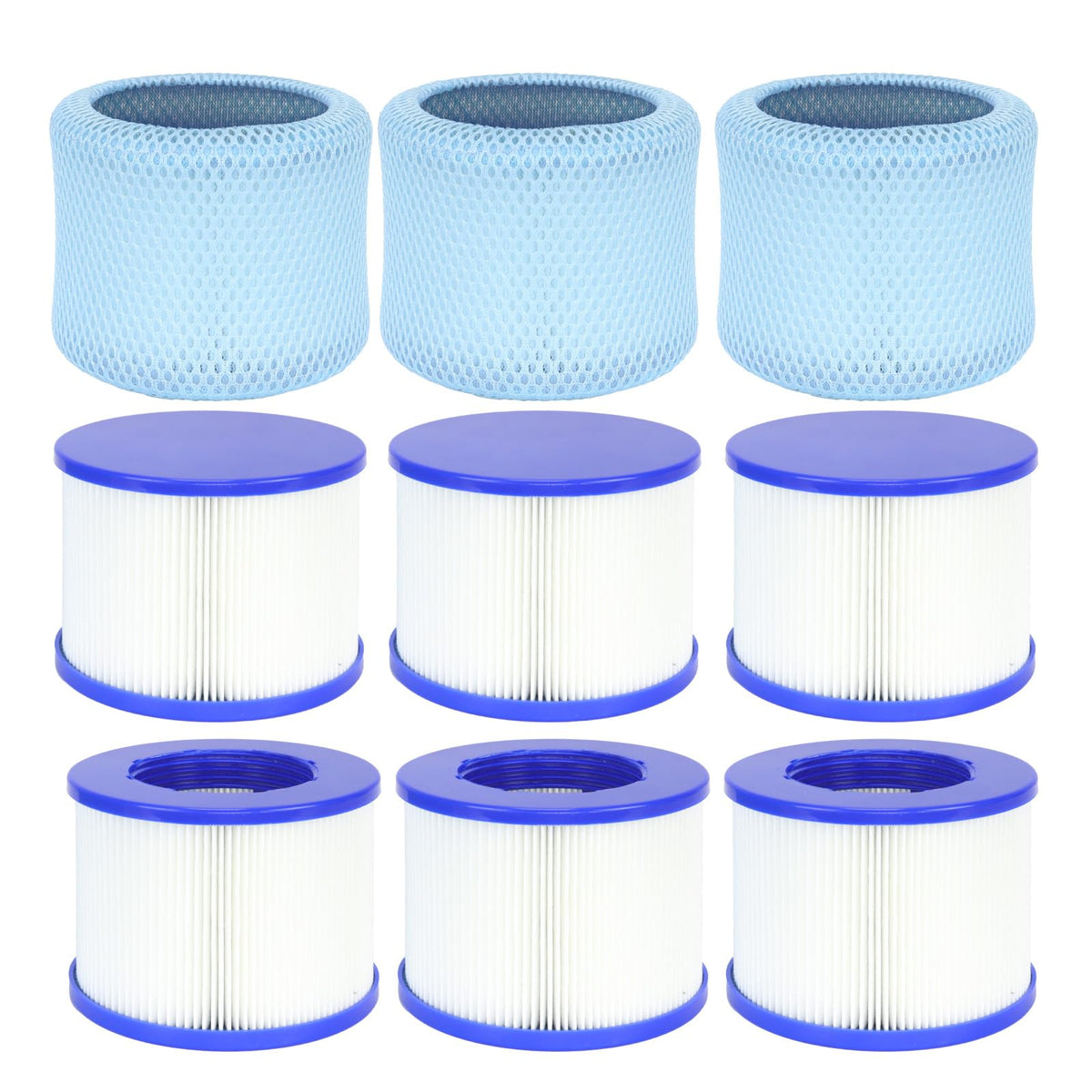 Lucasou dense filter packaged shows a ready-to-use spa filtration solution for clearer soaks.