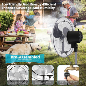 lucdnc garden greenhouse misting solution boosts humidity for plants.