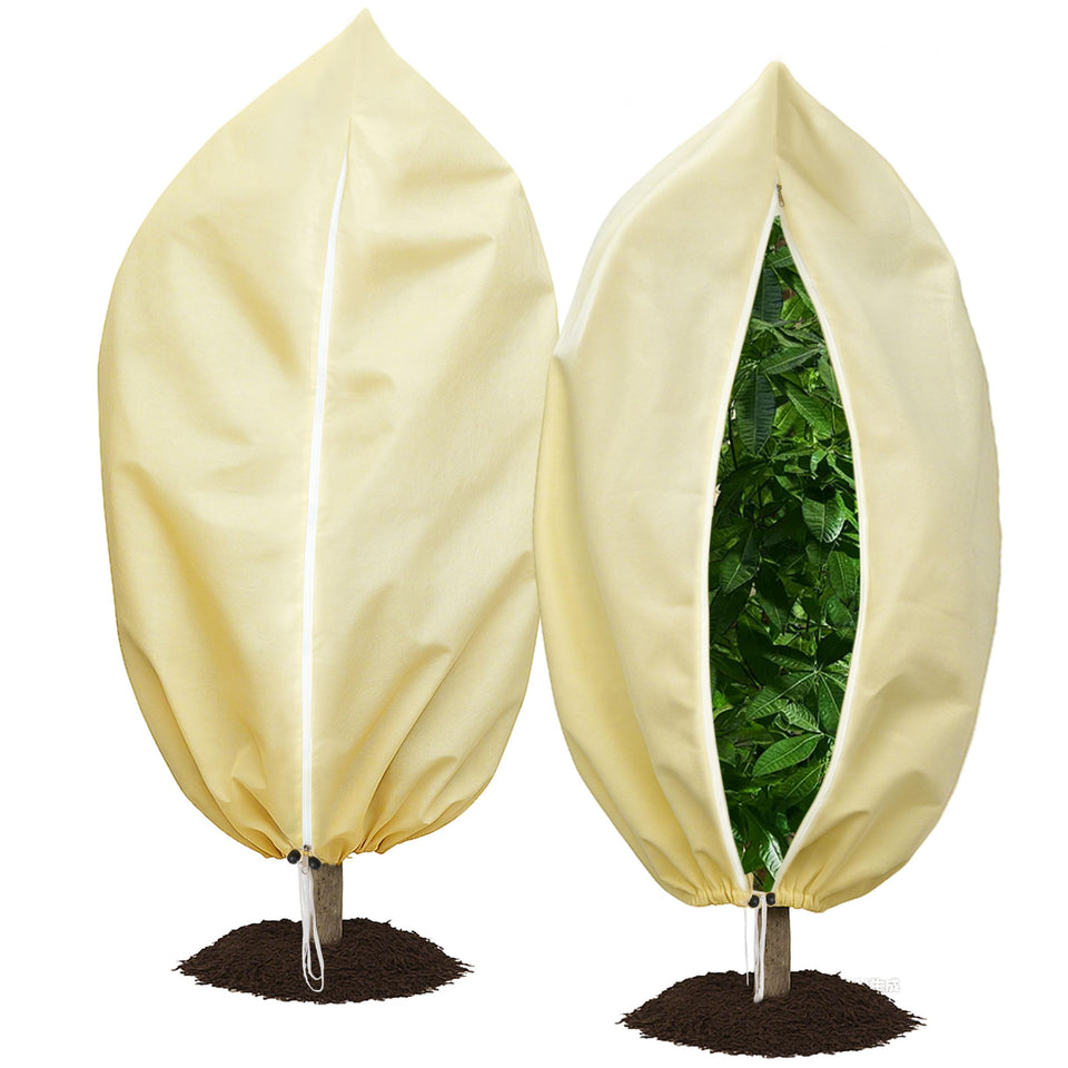 lucdnc Plant Covers protect gardens from frost in a 2-pack, 47.2 by 70.8 inches.