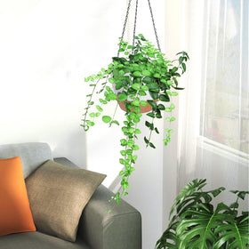 Lucieblessdesign indoor outdoor use white planter for balcony or garden.