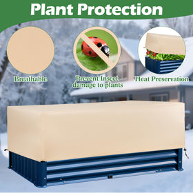 LUCKIPLUS perfect-size covers fit raised beds and window boxes for winter protection.