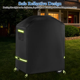 LUCKIPLUS grill cover air vents promoting airflow and moisture control