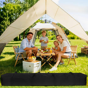 LUCKIPLUS black tent bag complements gear setups and organization.