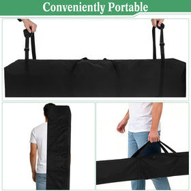 LUCKIPLUS double-zipper design enables smooth access to tent accessories.