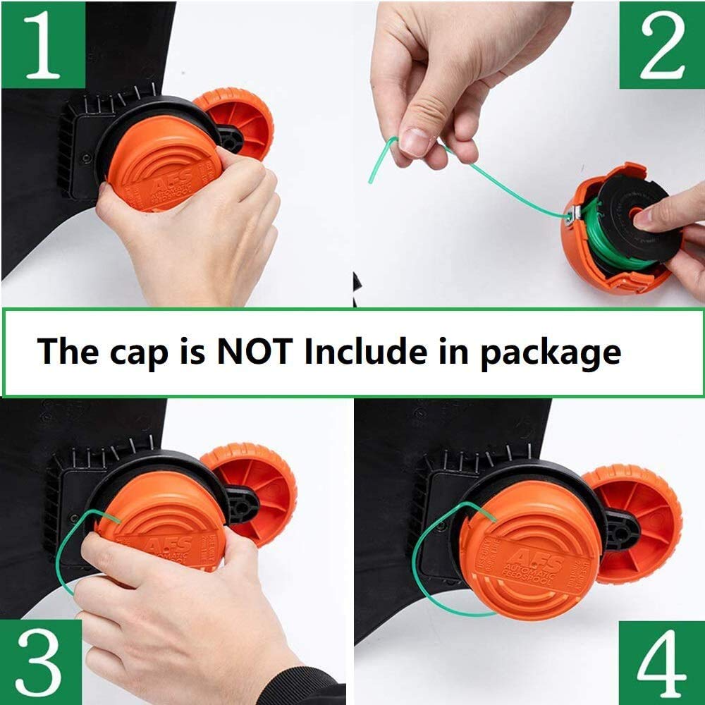 Lucky Seven easy-install spool change demonstration for quick refills