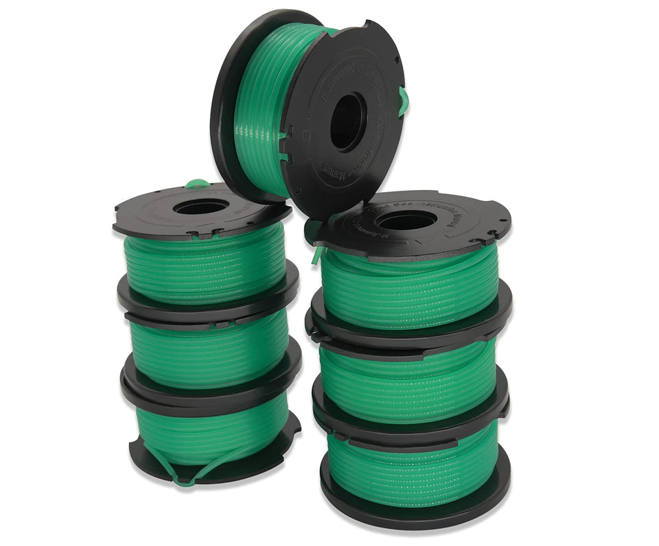 Lucky Seven SF-080 replacement spool front view showing durable nylon line
