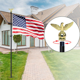 Luckupper durable outdoor décor for flagpoles with lasting beauty.